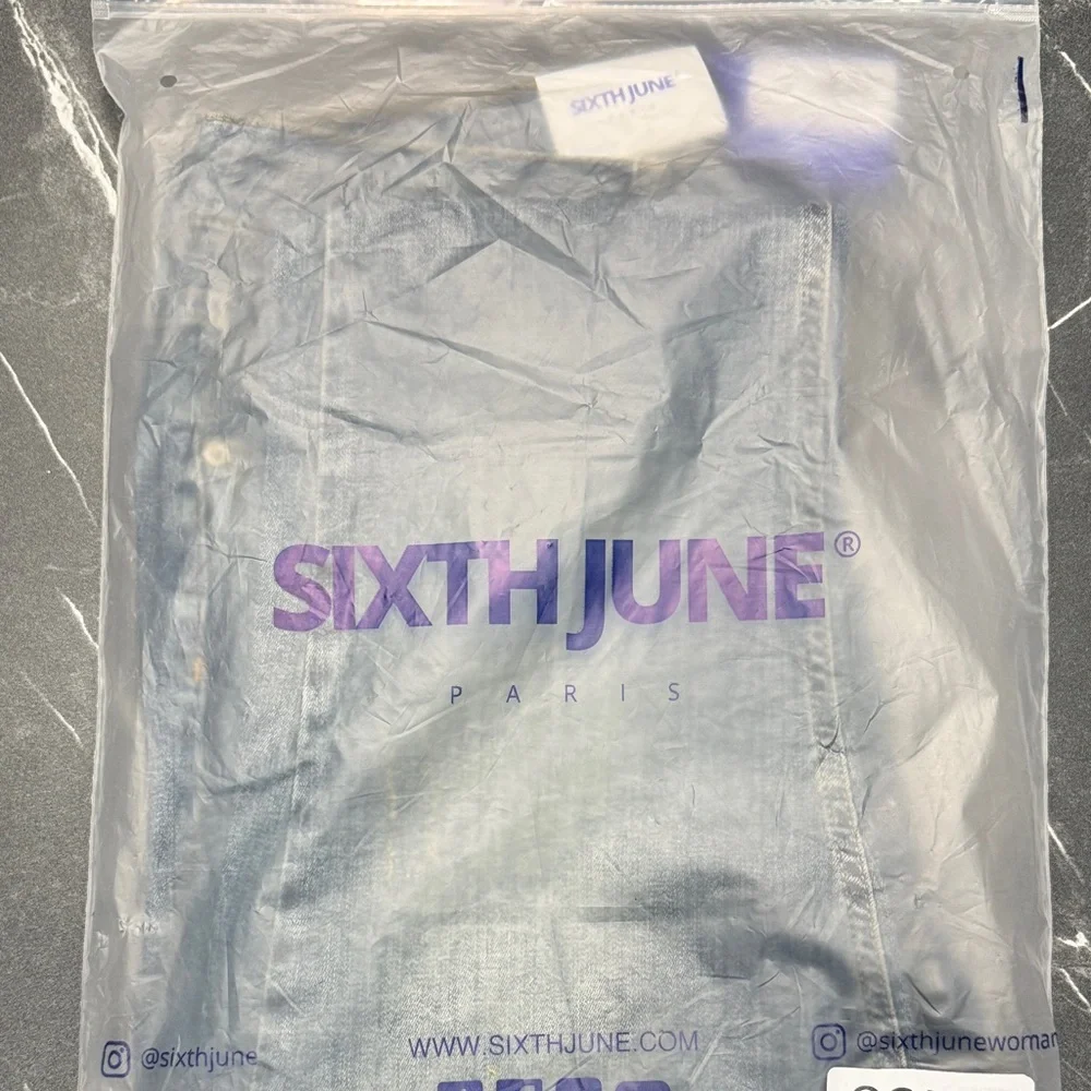 SIXTHJUNE PARIS Blue Skinny Jeans Mens 34 BNWT Sold Out Streetwear Designer - Picture 9 of 9